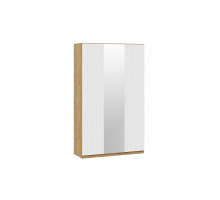 Шкаф комбинированный «Хилтон» (402.003.000) Дуб Крафт золотой, Белый матовый